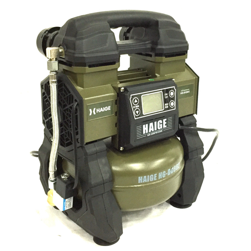 HAIGE HG-DC882 エアーコンプレッサー 100V 5L オイルレス